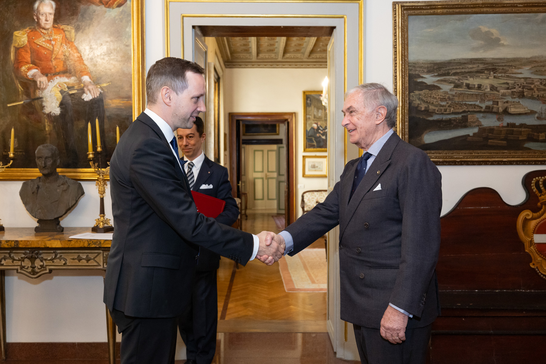 Il Gran Cancelliere incontra il segretario di stato ungherese Tristan Azbej