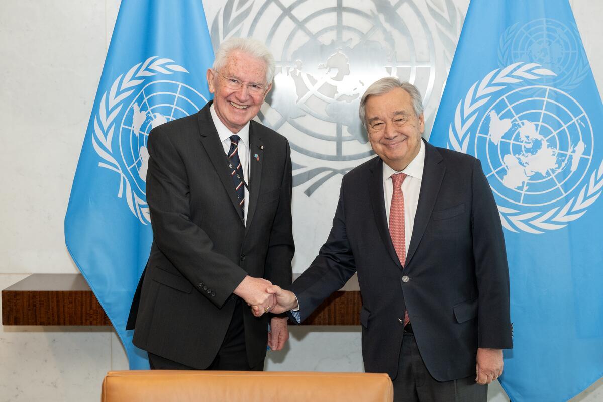 Incontro degli Ambasciatori dell’Ordine di Malta con il Segretario generale delle Nazioni Unite