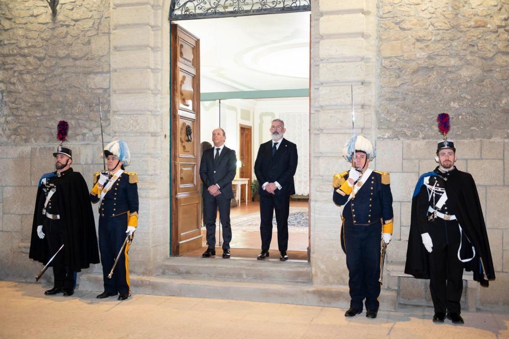 Cerimonia di insediamento della nuova Ecc.ma Reggenza Embassy of the